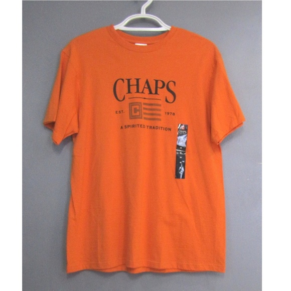 Chaps Other - NEW Chaps Orange Logo Tee T Shirt Size M
